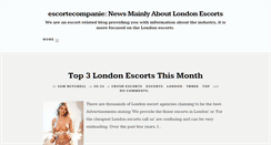 Desktop Screenshot of escortecompanie.net